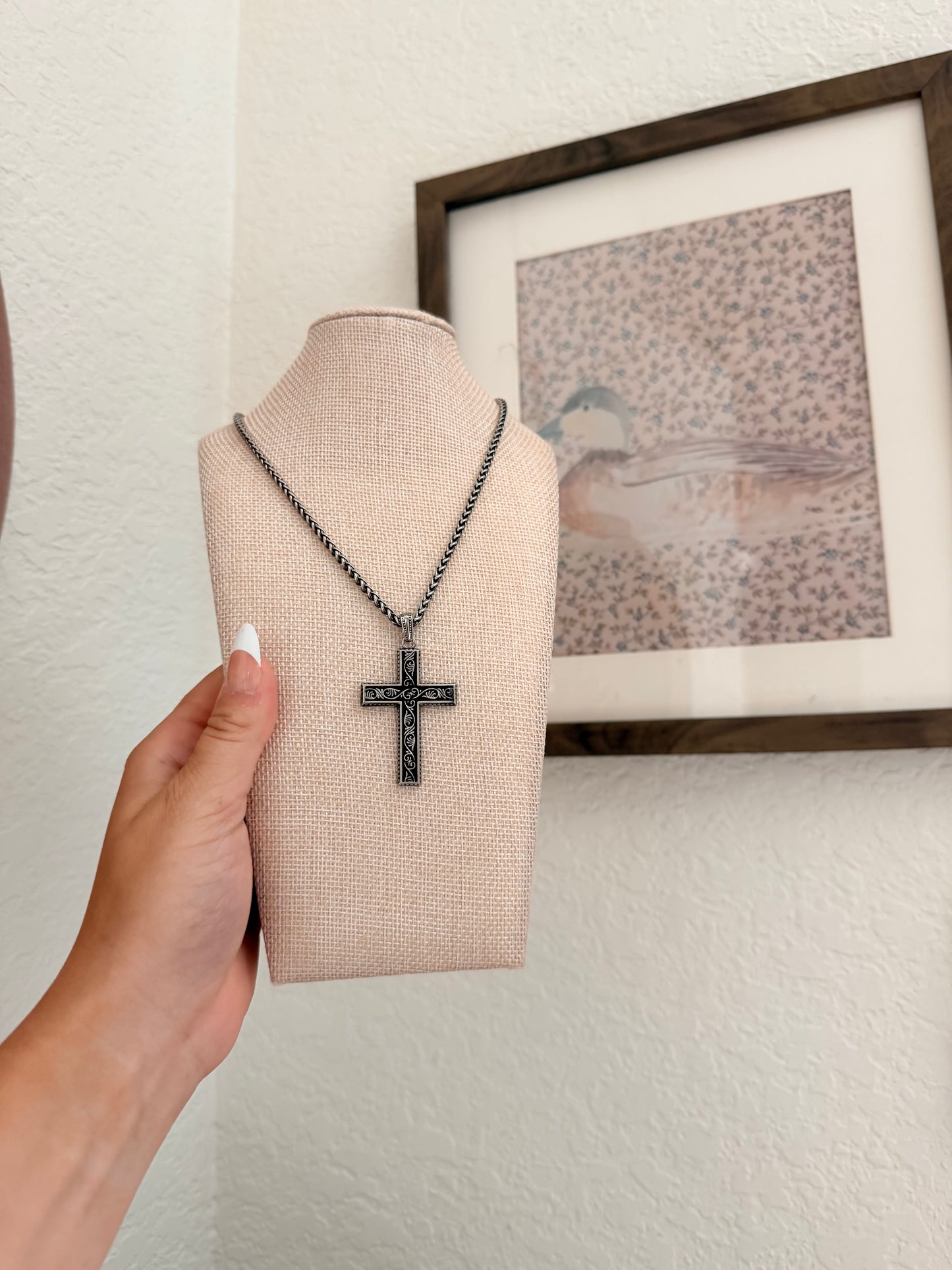 Cowboy cross necklace 