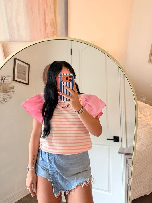 The Dolly ruffle blouse