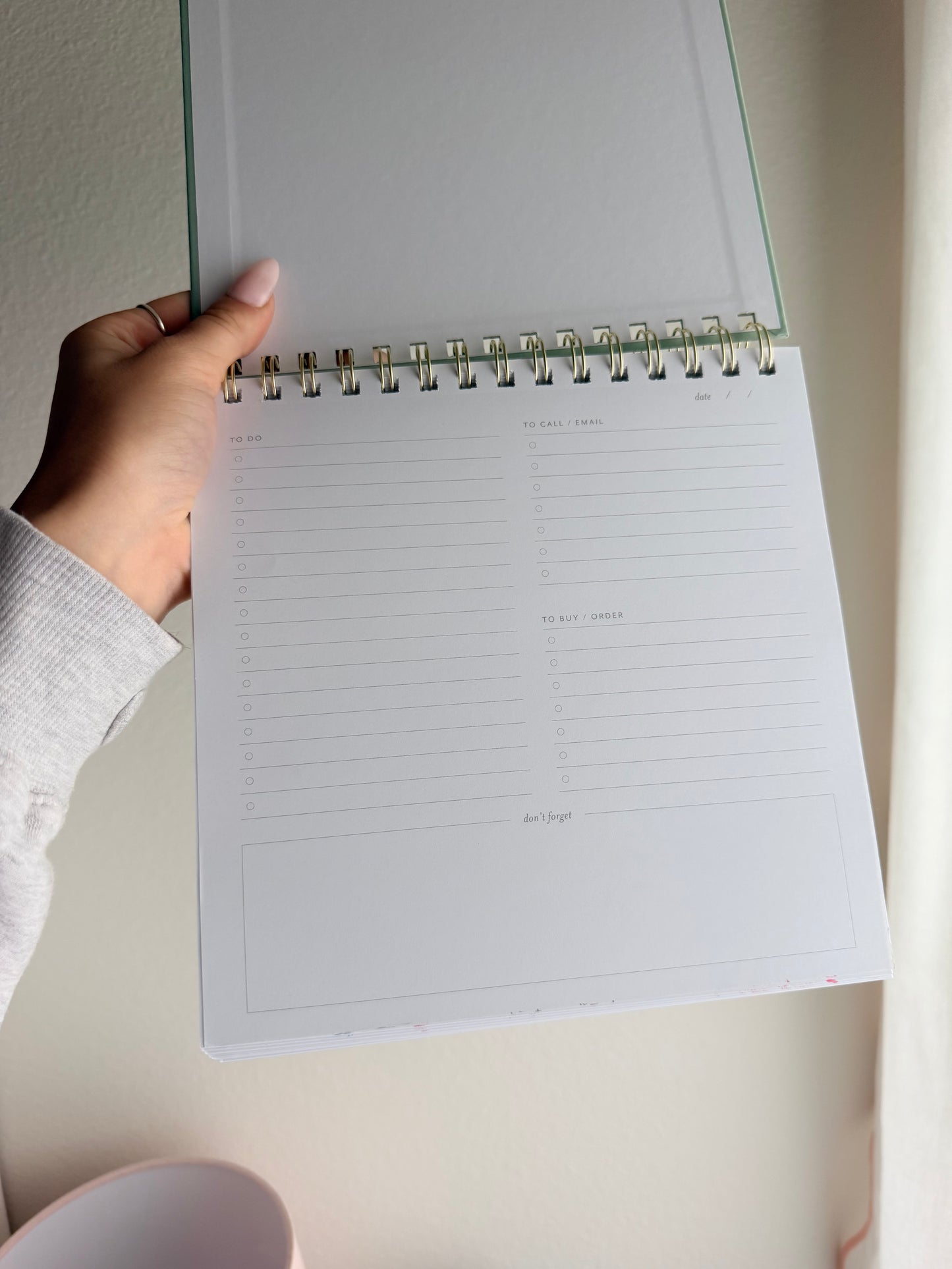 Hand painted planner